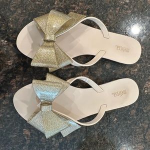 Melissa jelly flip flops ladies size 6
